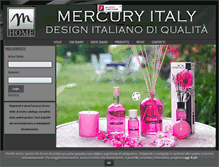 Tablet Screenshot of mercuryitaly.com